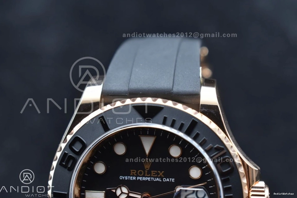 126655 ARF 1:1 WrinkleFree on Best Oysterflex 1203 Strap VR3235 (Gain Edition Yacht-Master Weight) 0319